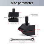 Car Suspension Split Hub Steering Knuckle Spreader Automotive Suspension Strut Separator Hydraulic Shock Absorber Removal Tools CM World