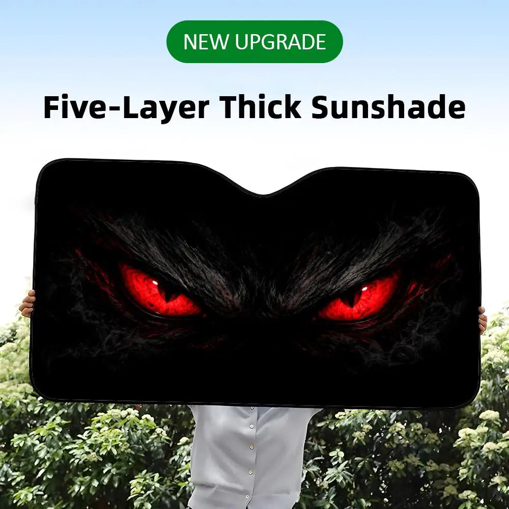 The gaze in the darkness Sun Visor Foldable Universal Car Windshield Sun Shade UV Protection Heat Insulation Foldable Cover