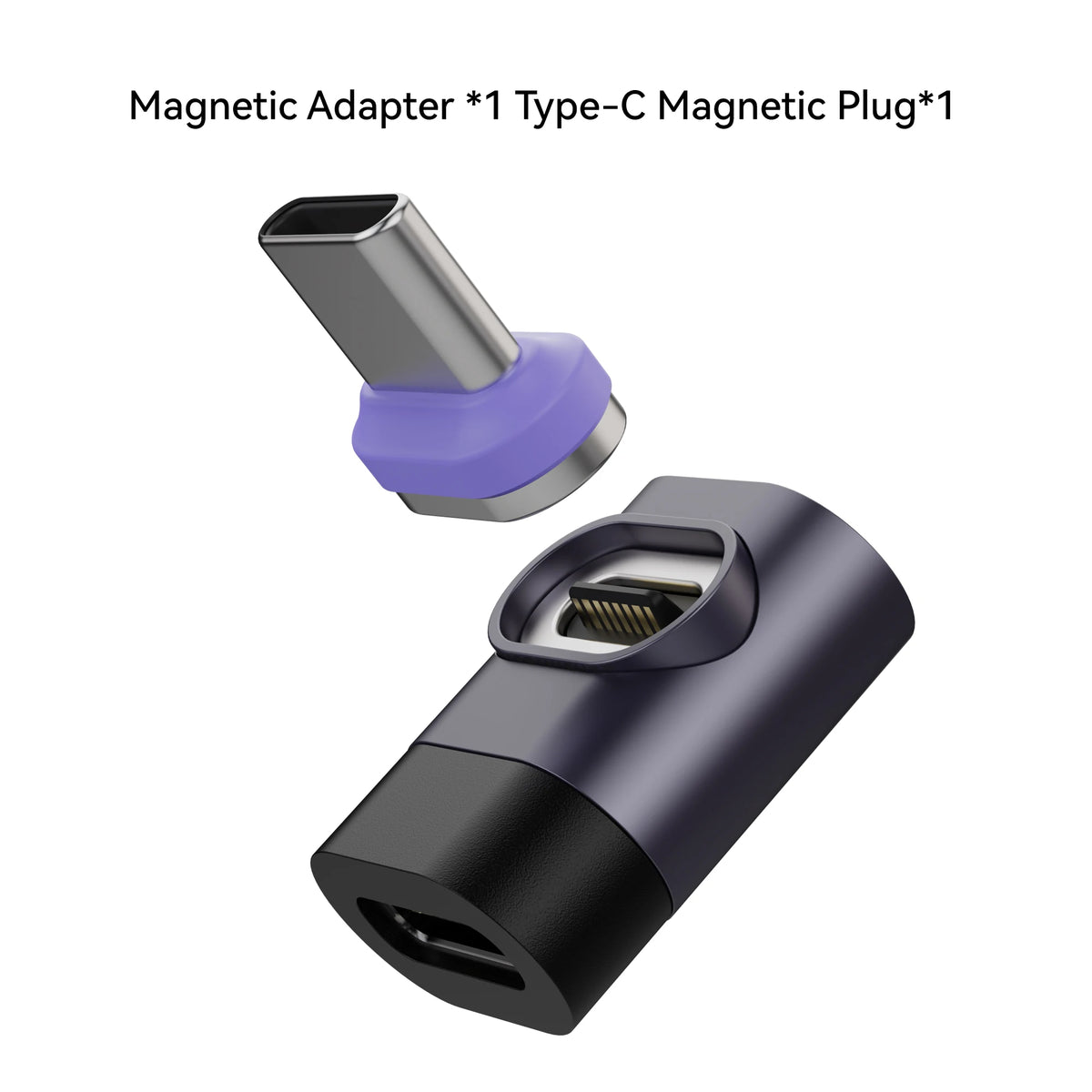 PD 240W Type-C Magnetic Adapter PD3.0 Fast Charging Right Angle USB C Connector Extender for iPhone 16 Macbookair Samsung