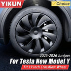 19 Inch 4PCS HubCap for Tesla Model Y Juniper 2025 Performance Replacement Wheel Cap Automobile Full Rim Cover Accessories 2026 CM World