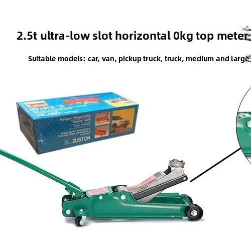 BEST Durable 2.5T Ultra-low Position Horizontal Hydraulic Vehicle Jack Off-road Vehicle SUV and Other Vehicles with Tire Replace