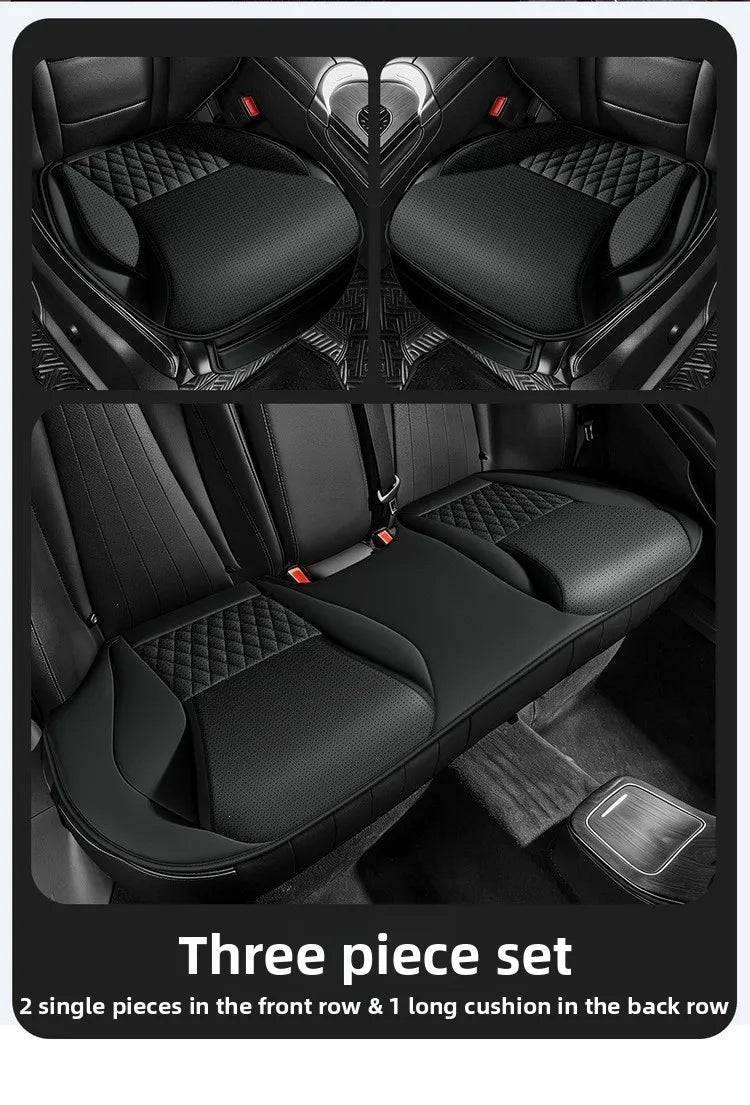 Universal Ergonomic Car Seat Cover Built-in 6cm Lumbar Support and Leg Bolster Breathable SUV Sedan Cushion Car Seat Protection