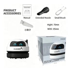 Latest Model  Wireless USB Rechargeable Desktop Dust Vacuum｜Mini Table Car Vacuum Cleaner With Detachable Nozzle Cleaning Tool