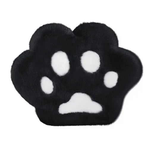 Universal Cute Cat Paw Car Seat Cushion Warm Plush Four Seasons Heating Padded Car Cushion CM World