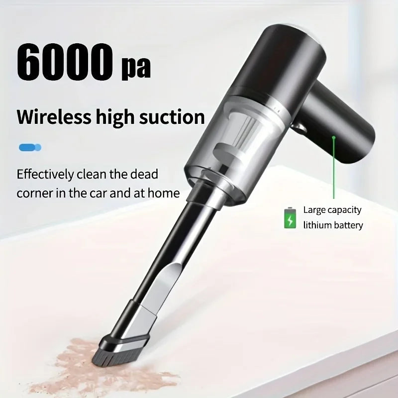 690000Pa Wireless Car Vacuum 2 Hours Quick Charge Wet Dry Dual-use Cleaner Cordless Handheld High-power Vacuum Cleaner 2026 Car Mobile World