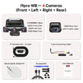 XUOIB 4CH GPS Dash Cam I9pro-wb Front 4K/2K+3*1080P for Car 360 DVR Camera 24H Parking Mode WiFi Video Recorder IR Night Vision Car Mobile World
