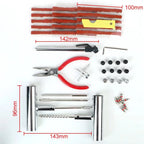 Tyre Repair Kit 45PCS Motorcycle Car Accessories Studding Tool Set Puncture Pug Set Car Tire Repair Tool  Auto Bike Tire Repair CM World