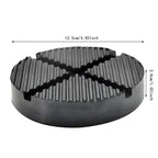 1pc Car Jack Rubber Pad Universal Round  Anti-skid Buffer Jack Support Rubber Slotted Frame Block Jack Guard Adapter Bracket CM World