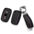 Silicone Car Key Case Key Chain For BMW E60 E61 E70 E81 E87 E90 E91 E92 X1 X5 X3 1 3 5 6 Series Z4 Keychain Accessories CM World