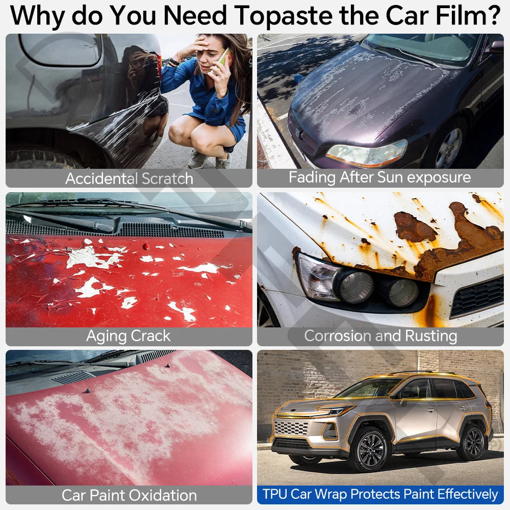 For Toyota RAV4 2026 2027 TPU Paint Protection Film Pre-cut PPF Anti-scratch Car Clear Bra Resistant Kit Repairable Car Stickers
