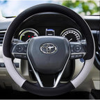 Durable Anti-Slip Car Steering Wheel Cover Microfiber Leather Steering Wheel Cover Universal Fit for Car, Truck, SUV, Van38cm CM World