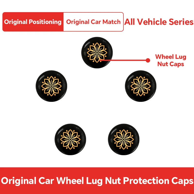 For Dacia Spring Duster Logan Sandero Dokker Striker Jogger Caps 20Pcs Car Wheel Caps Bolts For Wheel Bolts Cap Tire Nut Caps CM World