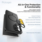PICKOGEN 17mm Mount Phone Case for Samsung Galaxy S24 / S25 / S26 Ultra Magnetic Phone Case Cage Compatible Photographic Lens