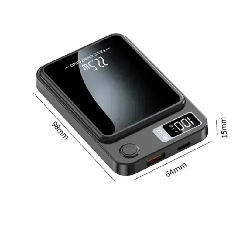 Lenovo Magnetic Wireless Power Bank 500000mAh PD22.5W Large Capacity Fast Charging External Battery For iPhone Huawei Samsung Car Mobile World