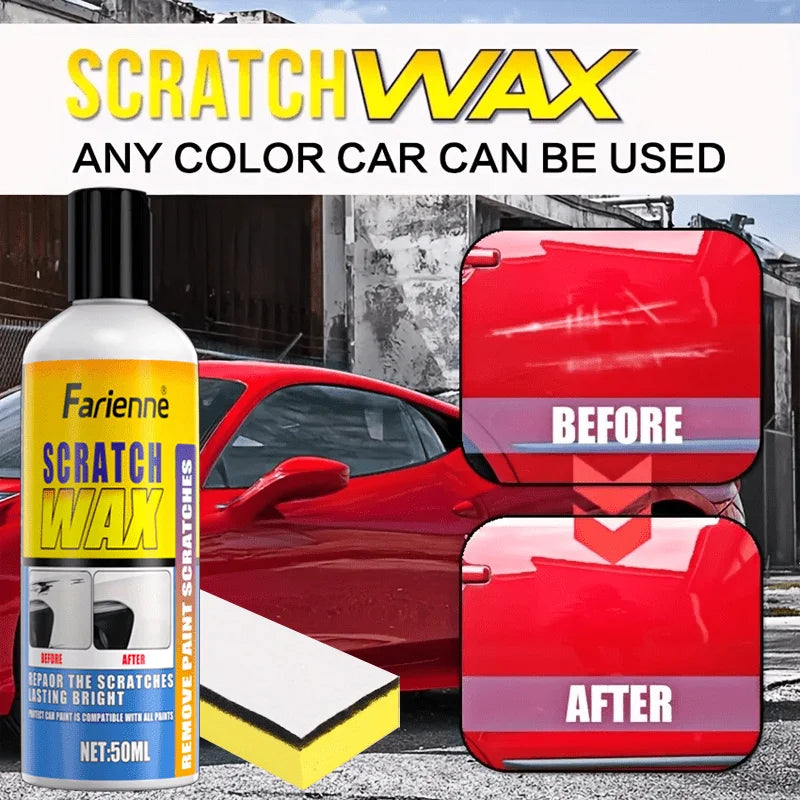 Universal Car Scratch Repair Kit - Polishing & Waxing Paste for All Paint Colors, Designed for Vehicle Surface Restoration CM World