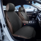 Xiaoman Waist Car Cushion Four Seasons Universal Half Pack Breathable Car Cushion Linen Fabric Seven Piece Set Seat Three Piece Car Mobile World