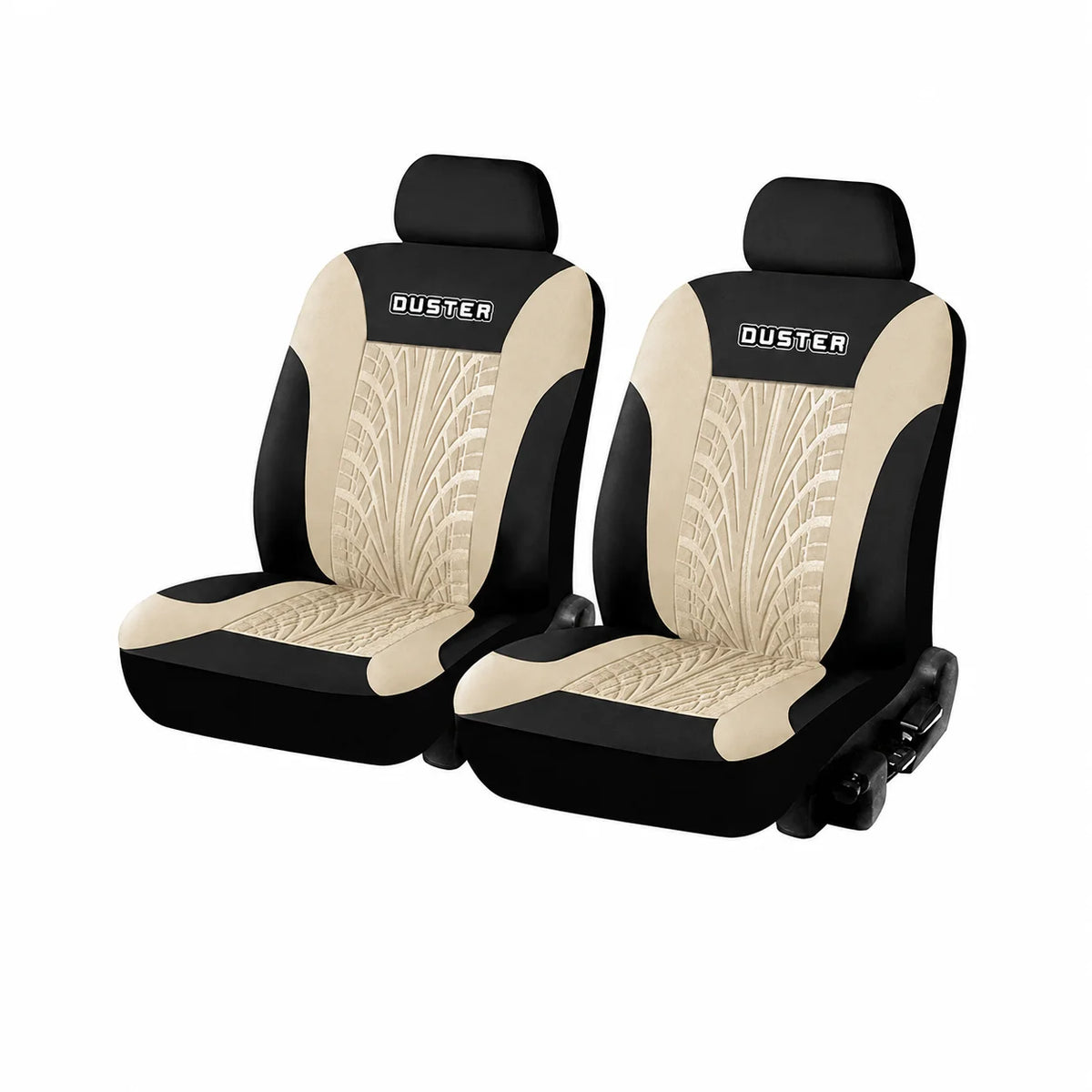 Universal Car Seat Covers Full Set Fit Front Rear Auto Seat Protector Tire Track Pattern for Cars SUV
