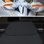 Kcimo 1Pc Sunshade Cover Car Windshield Snow Sun Shade Waterproof Protector Automobile Magnetic Cover Car Front Windscreen Cover Car Mobile World