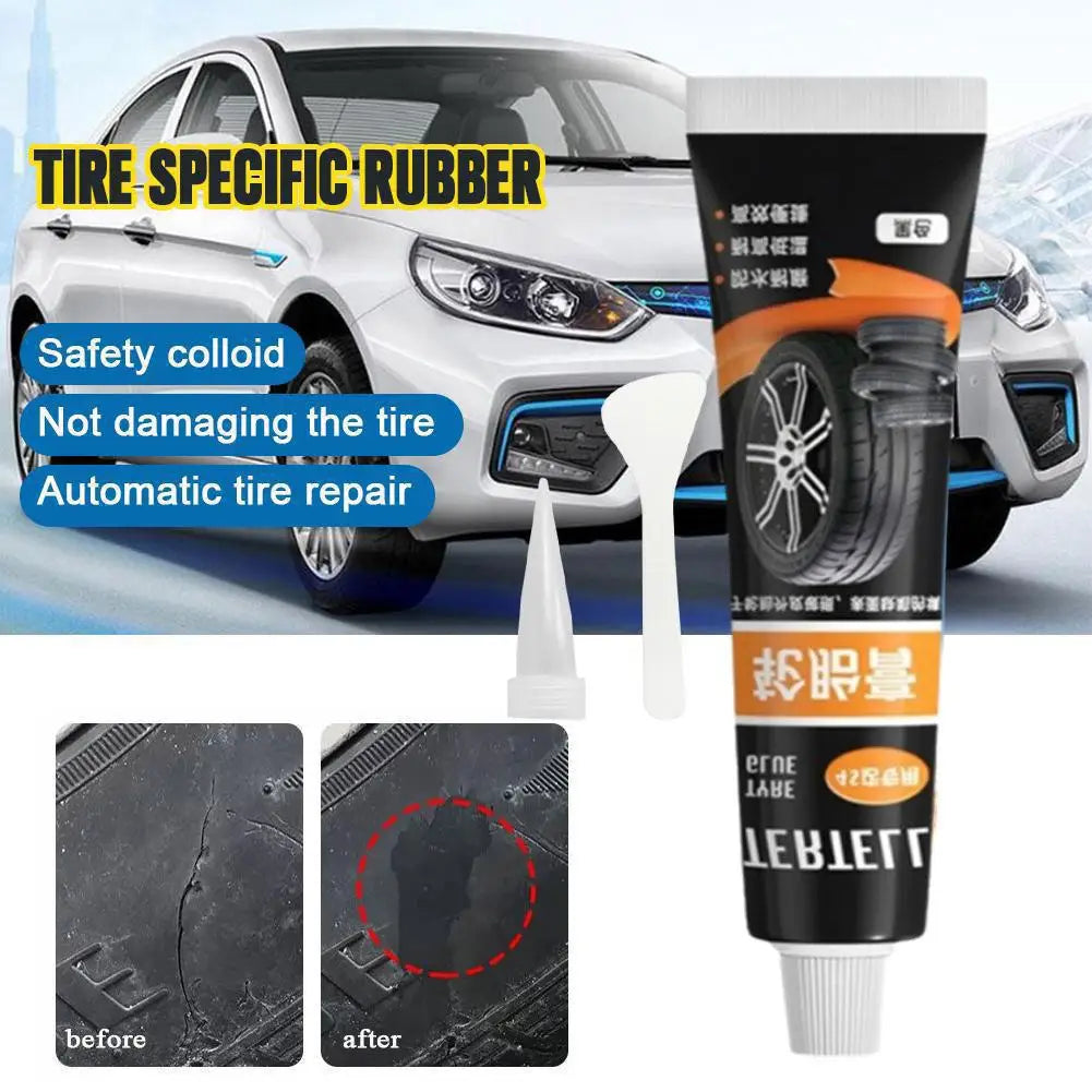 Tire Specific Rubber Safety Tire Repair Colloid Emergency Reinforcement Long-lasting Waterproof Damaged Auto Tire Repair Glue