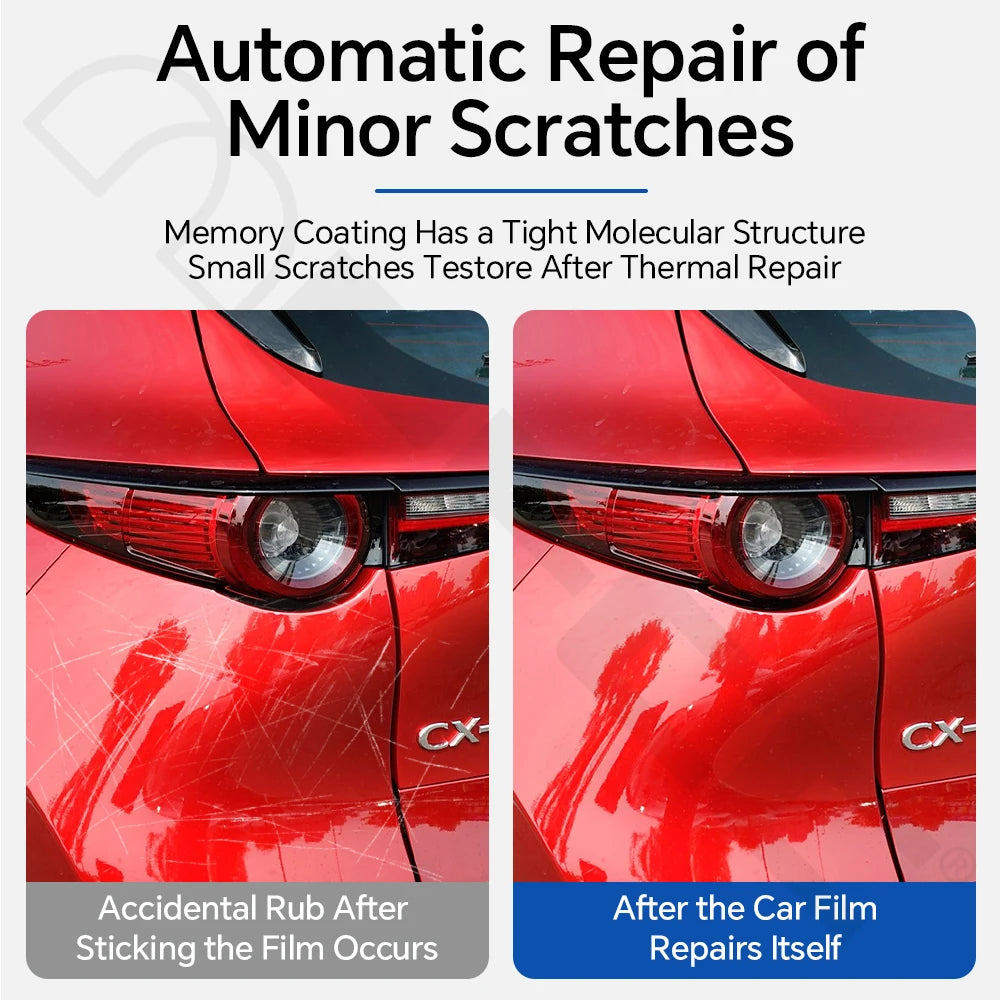 For Mazda CX-30 2020-2025 Clear Paint Protection Vinyl Film Precut Full Car Anti-Scratch UV Protection Invisible Car Wrap Film Car Mobile World