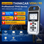THINKCAR VENU 90 OBD Automotive Tire Pressure Monitoring Sensor TPMS Relearn Activation Programming Car TPMS Diagnostic Tools CM World