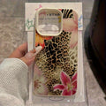 Vintage Floral Leopard Print Pattern Phone Case For iPhone 17 16 15 14 13 12 11 Pro Max XS X XR Plus 17 Air 16 15 Soft TPU Cover