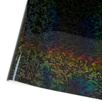 145cmx300cm Sticker for Car Wrapping Vinyl Paper for Car Carbon Fiber Roof Hood Black Exterior Styling Laser Universal Rainbow Car Mobile World