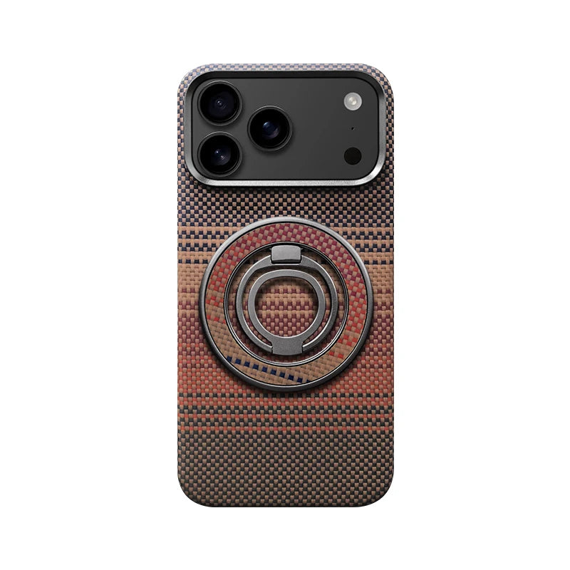 Ultra Slim Real Aramid Kevlar Carbon Fiber Business Case For IPhone 17 Air Pro Max Magnetic Charging Shockproof Protective Cover Car Mobile World
