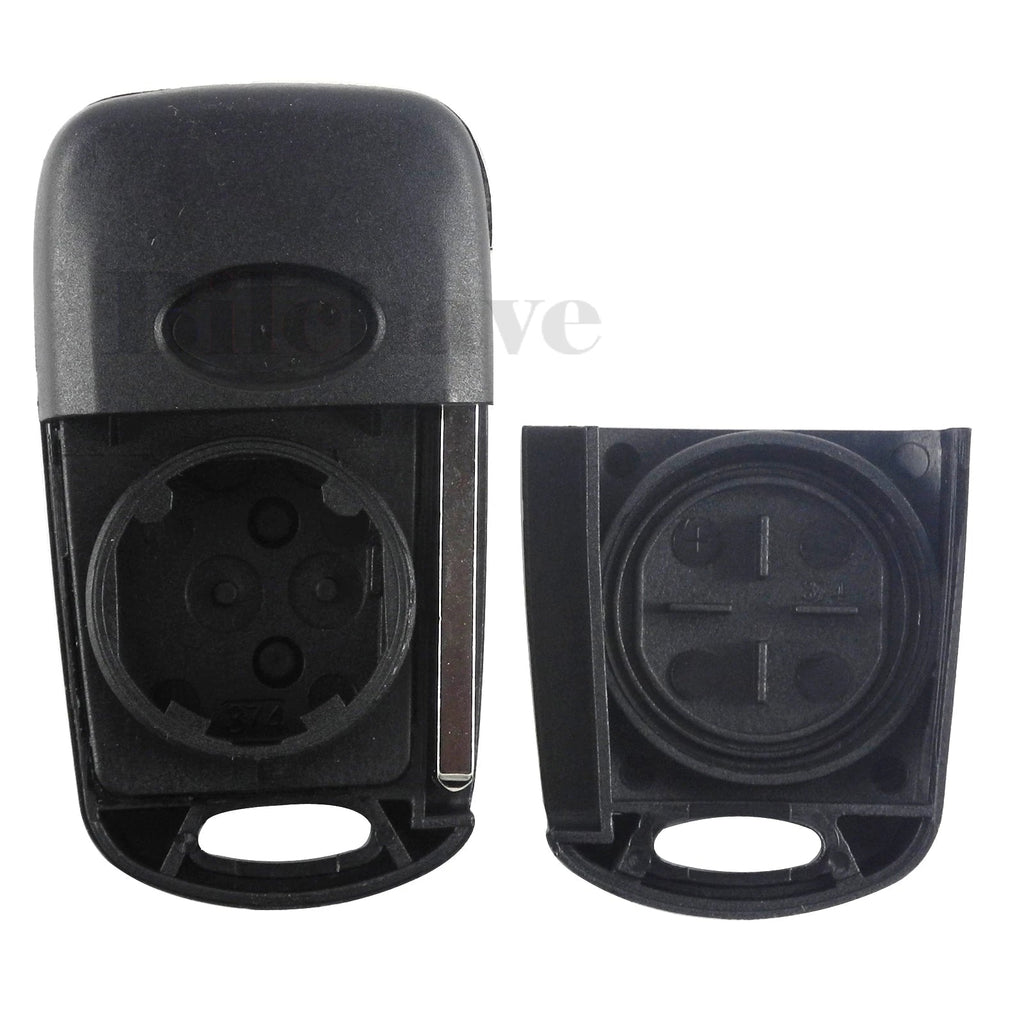 jingyuqin Flip Folding Remote Key Shell 3 Buttons Fob For Hyundai Accent Keyless Entry Cover Car Alarm Housing HY18 TOY40 Blade CM World