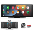 Universal Portable Carplay for Car Screen, Wireless Carplay Screen Wireless Car Stereo with Carplay Android Auto, Car Touchscree CM World