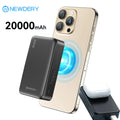 NEWDERY 20000mAh Magnetic Power Bank PD 20W Wireless Fast Charging for iPhone 15/14/13/12/Pro Max/Pro/Plus/Mini/ AirPods 3/2/Pro Car Mobile World