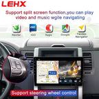 LEHX 9 inch Wireless Carplay 2din Android 15 Car Radio Multimedia Video Player Universal GPS Navigation 4G WiFi  AutoRadio CM World