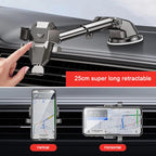 2026 NEW Universal Sucker Car Phone Holder 360° Windshield Car Dashboard Mobile Cell Support Bracket for 4.0-7 Inch Smartphones CM World