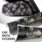1RollCartoon Wave Graffiti Car Vinyl Wrap Waterproof Self-adhesive Car Film DIY Vehicle Motorbike Bicycle Skateboard Laptop Boat Car Mobile World
