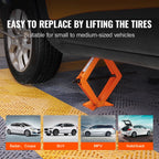 SucceBuy Scissor Jack 2.5 Ton Scissor Car Jack 3.7"-17.1" Lifting Range Scissor Lift Jack Portable Tire Jack for Car Truck SUV CM World