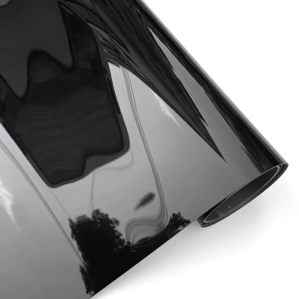 Gloss PET Car Sticker Auto Vinyl Wrap Sticker Bubble Free Auto Decoration Decals Universal RV Bike Motorcycle Car Accessories Car Mobile World