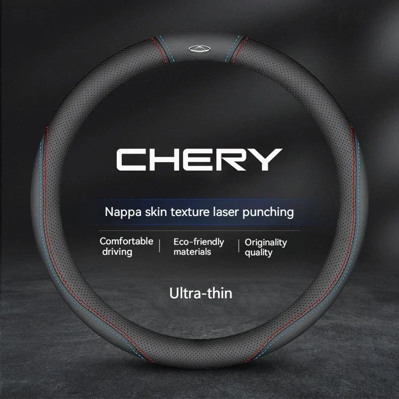 Suitable for Chery Series Arrizo Tiggo 7 4 3 5 Pro 8 Plus Car Suede Steering Wheel Cover Auto Accessories CM World