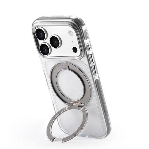 360° Magnetic Stand Case Cover for iPhone 17pro 17 17Pro Max Clear Shockproof for Magsafe Rotatable Magnet Kickstand Phone Case Car Mobile World