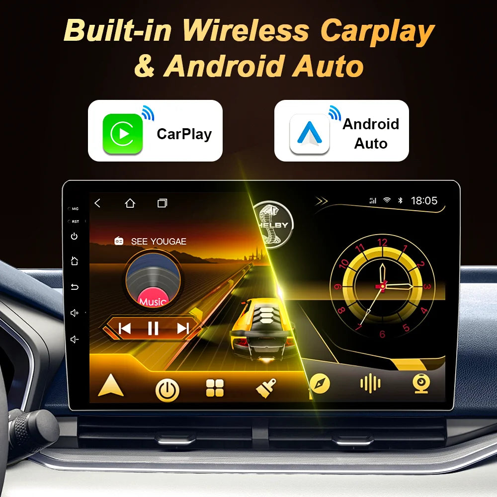 For  Volkswagen VW Passat B6 B7 B8 CC 2007- 2021 android 15 Multimedia Video Player Carplay Intelligent System Wifi 4G 8 Core CM World