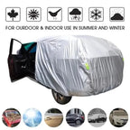 Car Cover Outdoor Protection Full Exterior Snow Cover Sunshade Dustproof Protection Cover Universal for Hatchback Sedan SUV CM World