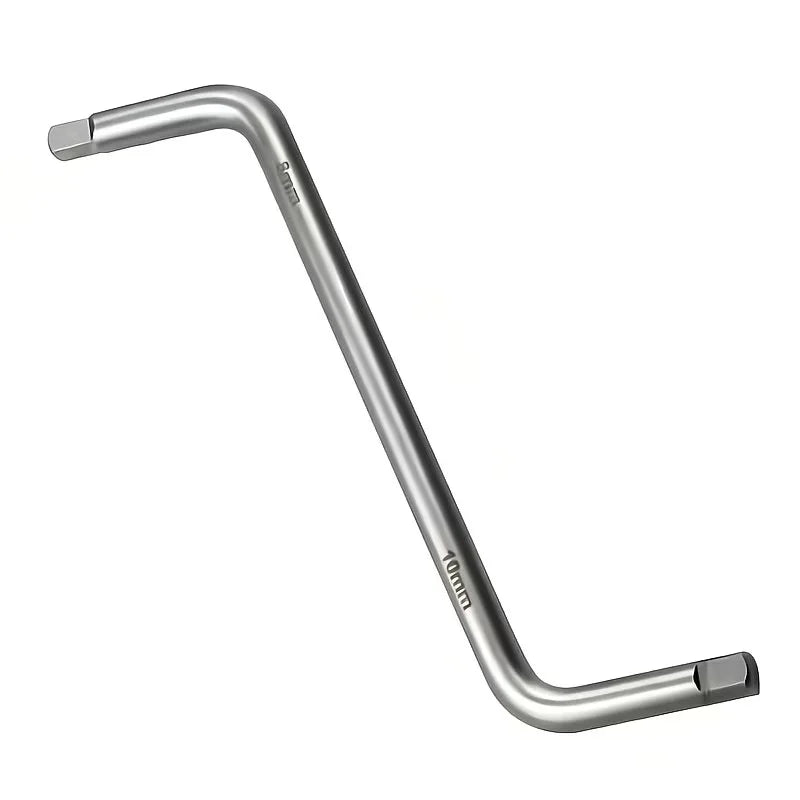 Oil Drain Plug Wrench Key 8mm 10mm Square Head Engine Oil Pan Removal Tool Auto Repair Hand Tool For Car Mechanics DIY Projects