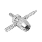 1Pc Silver Auto Tyre Valve Core Puller Repair Tools 4-in-1 Car Truck Tire Screwdriver Valve Stem Core Remover Installer Tool CM World