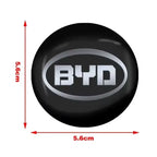4PCS Car Wheel Center Hub Caps Cover Sticker Decals For BYD Atto Yuan Plus Song Plus Seal Seagull Dolphin Sealion Accessories