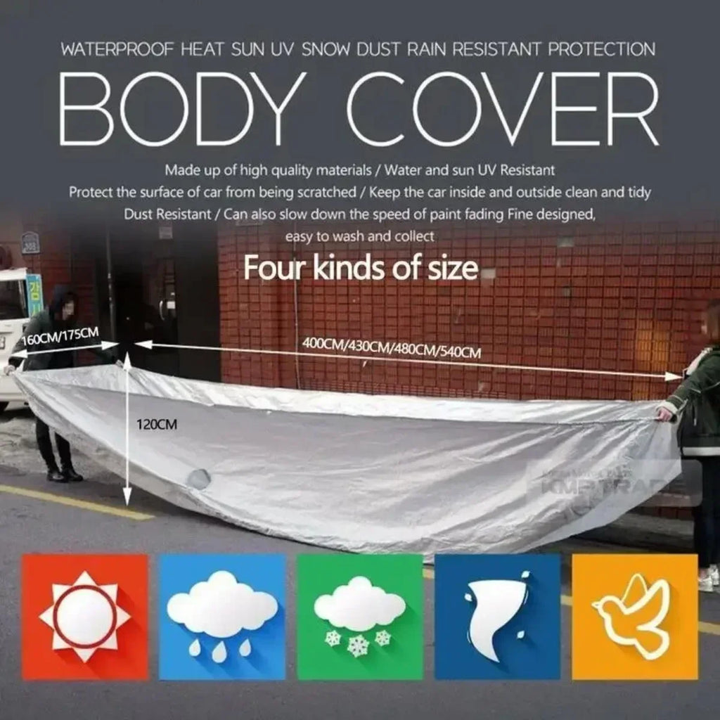 Car Cover Outdoor Protection Full Car Covers Snow Dust Cover Sunshade Waterproof Dustproof Universal for Sedan SUV