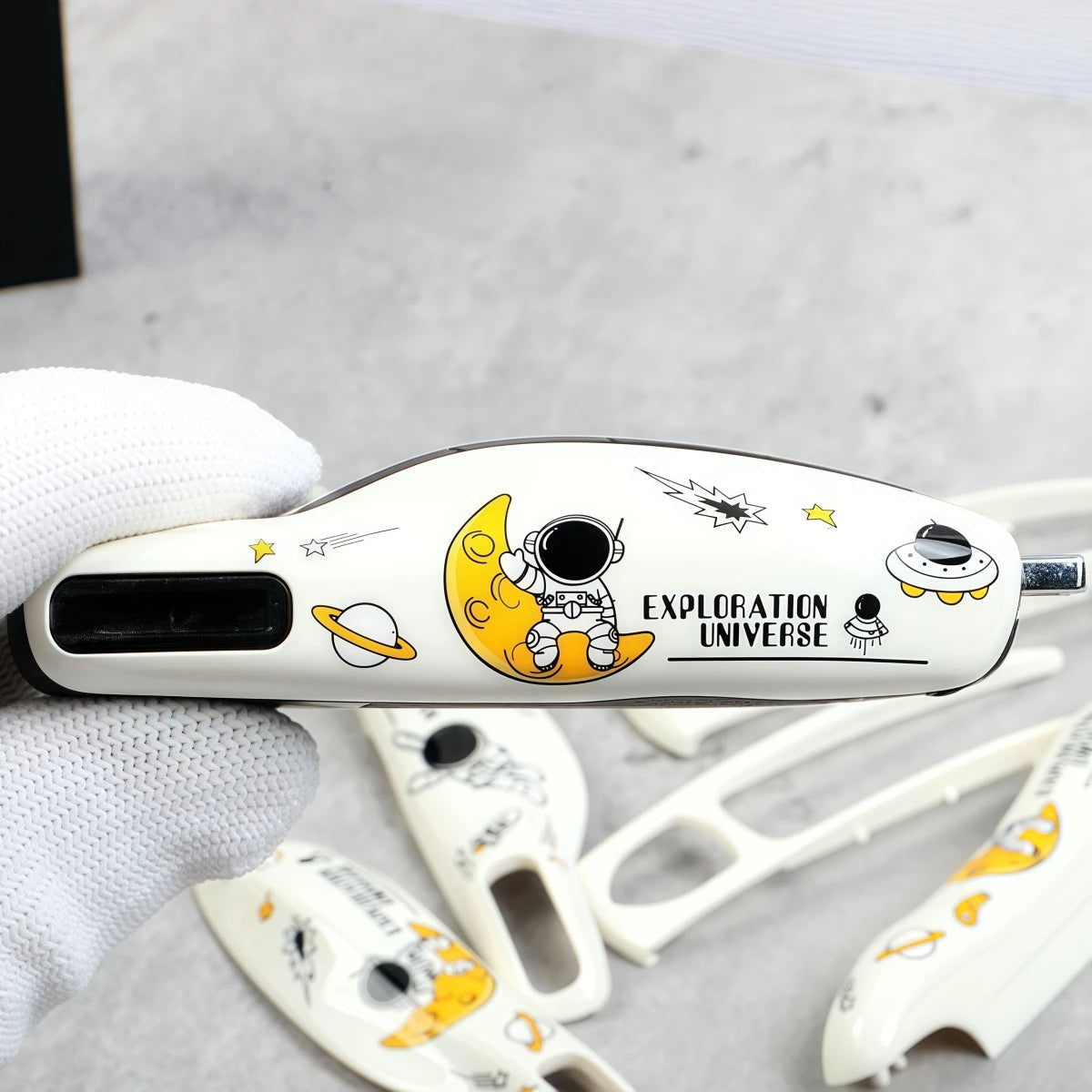 Car Key Modification Protective Case Suitable for Porsche Macan/Panamera/718/Cayenne/911 Astronaut Key Case Protective Cover CM World