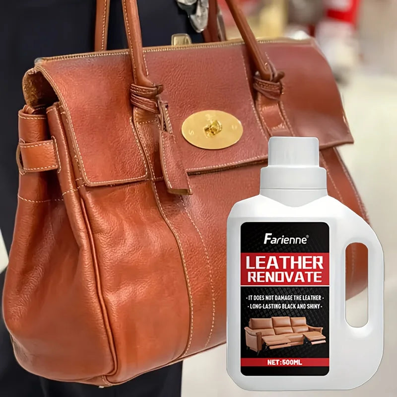 500ML Leather Care Cream, Restores Various Leathers, Car Seats, Sofas,Jackets,Shoes,All Colors Bags,Leather Clothing Maintenance CM World