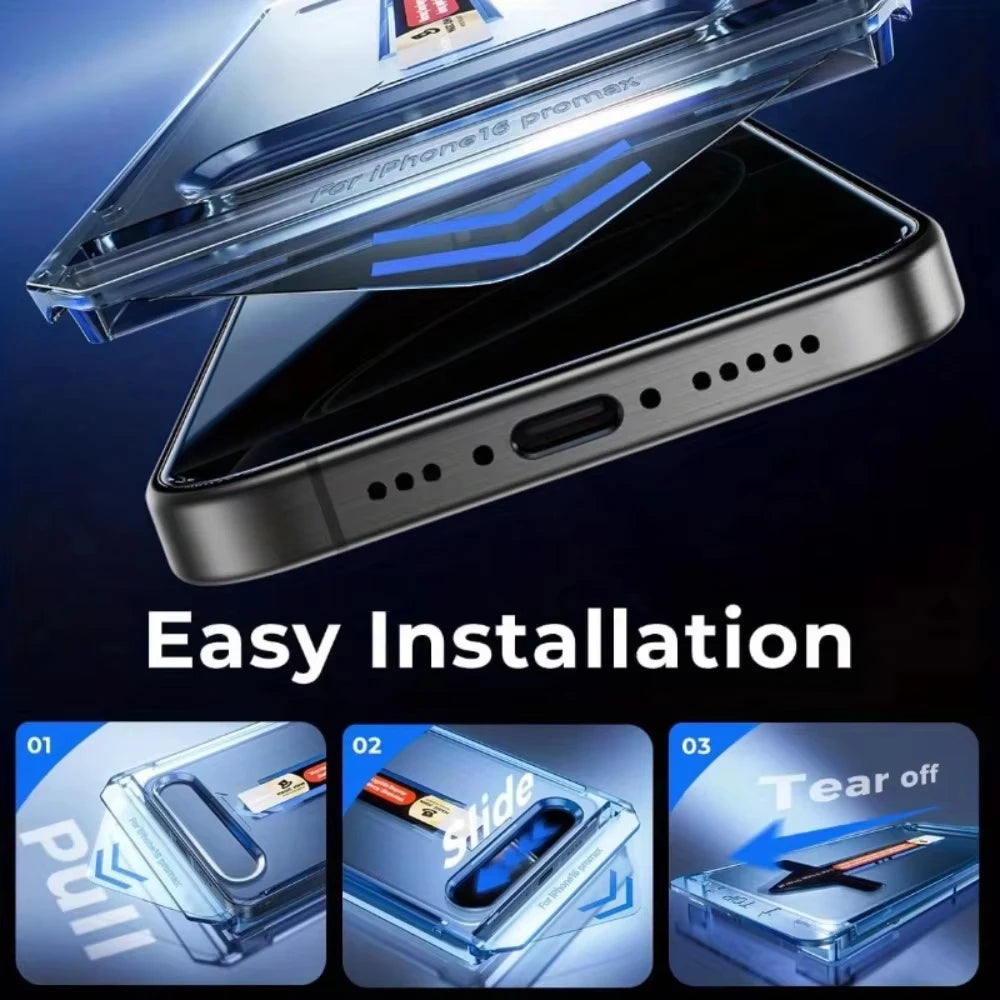 4pieces True-to-Screen Vision Privacy & HD Screen Protector For Samsung S26 Ultra S26+ S26 Shatter Resistant Full Tempered Glass