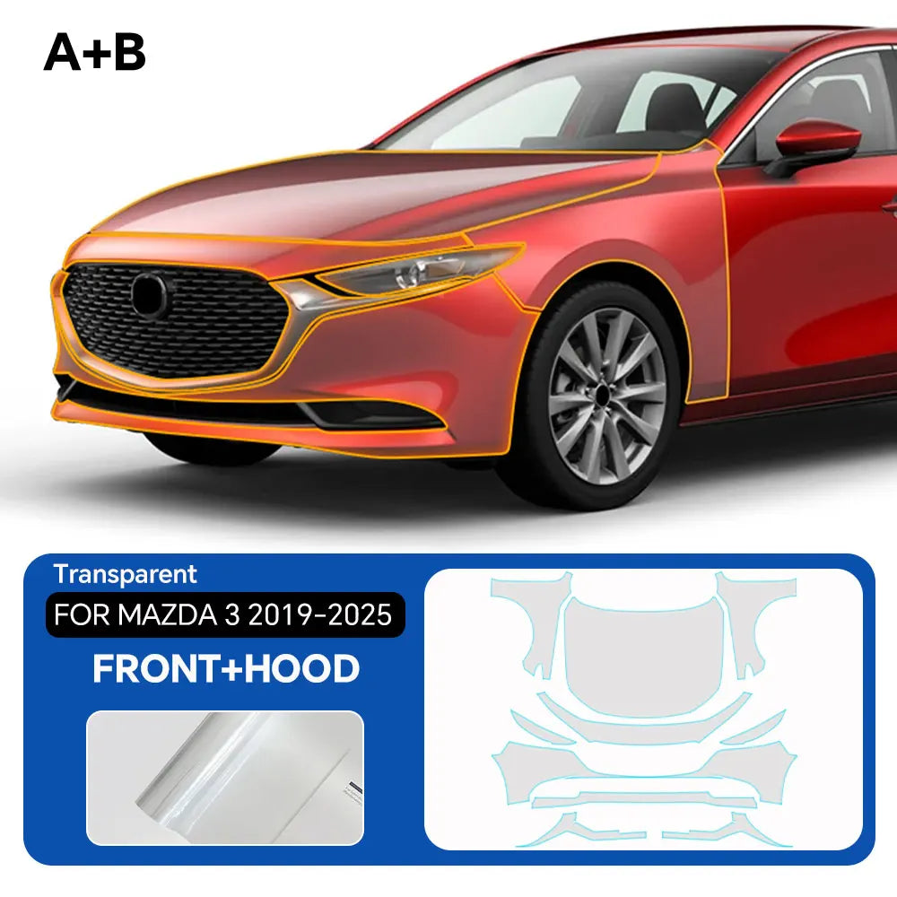 For Mazda CX-5 2022-2025 Premium Full Car Precut Paint Protection Film Anti-Scratch UV Protection Invisible Car Wrap Film Car Mobile World