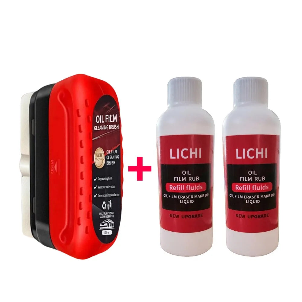120ml Automotive Car Oil Film Cleaning Brush Car Glass Oil Film Cleaner Hydrophobic Windshield Oil Film Remover for Car Window CM World