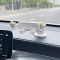 Car Cartoon Phone Holder for Navigation - Creative Air Vent Suction Cup Mount Stand, Rotating Gravity Support Multi-Function Bra CM World